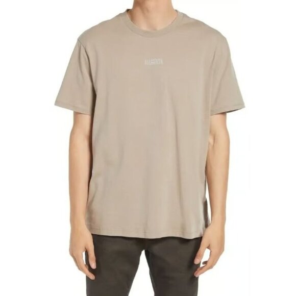 All Saints Opposition Short Sleeve Crewneck T-Shirt Mens Size Small Oversized - Picture 1 of 8
